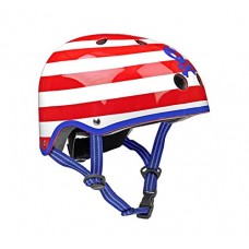 KickBoard USA Micro Helmet - Small Pirate Stripe - B00BFS21GC